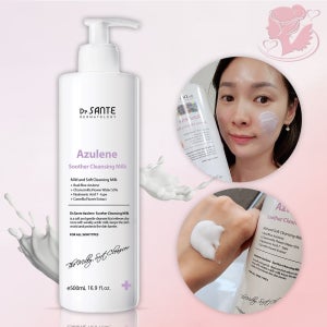 상떼 닥터상떼 아줄렌 수더 클렌징 밀크 로션 500ml 약산성 클렌저