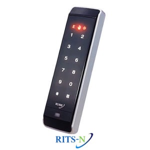 자동문번호키 RC400 도어락 잠금장치+전용카드키 2개
