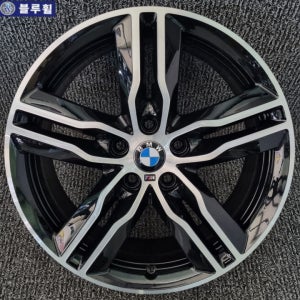 BMW X1 X2 F48 F39 570M 18인치 블랙폴리쉬 순정 휠 (한대분 4개) 1,2시리즈 호환
