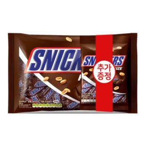 스니커즈초코바피넛 펀사이즈500g+160g ,주전부리,사무실간식거리