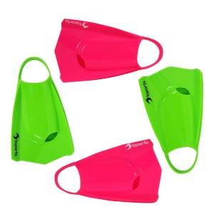 TS스포츠 강력한 추진력 터보핀 숏핀 오리발 수영 강습용 훈련용 스노클링 오리발+메쉬가방