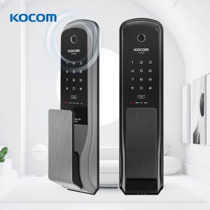 [무료설치] 코콤 스마트 푸시풀 도어락 지문인식 무타공현관문 디지털 바로잠김 760NP