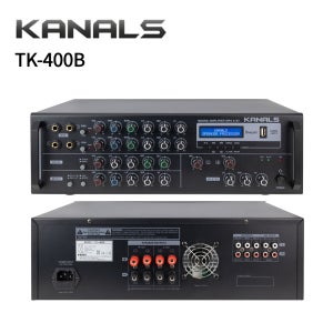 카날스 TK-400B 2채널 스테레오 에코 믹싱 노래방 파워앰프 400와트