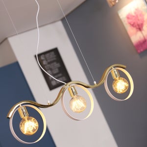 아우라 3등 화이트 식탁 주방 펜던트 식탁등 직부등