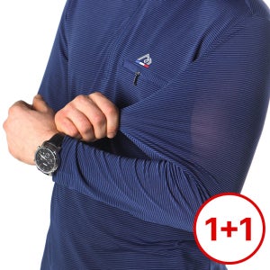 1+1 MOLEX 여름 남자 쿨 아이스 스판 긴팔 집업 등산티 작업복 상의 티셔츠 77