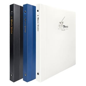 악보화일 악보바인더 밴드화일 O링바인더 A4, 20매, 크림