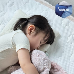 새로그린 구름 아기쿨매트 듀라론 냉감패드 신생아 유아 침대쿨매트