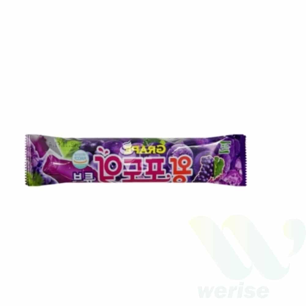 위라이즈 왕포도알 튜브 쭈쭈바아이스크림 포도맛쭈쭈바