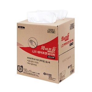 41704 와이프올 L25 에어포켓 와이퍼 중형 200매