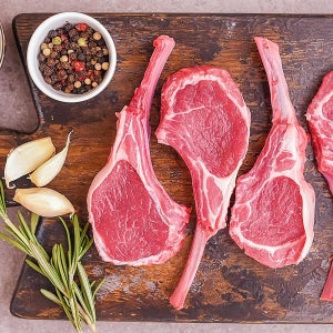 양고기 양갈비 1년미만 어린 램 1kg 숄더랙 500g진공 캠핑 바베큐 홈파티(쯔란서비스)