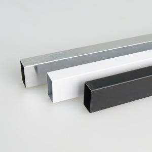 15x25용 각파이프 1200mm / 사각파이프 찬넬용 행거용 옷봉 튜브 절단