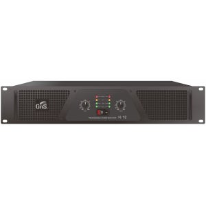 지앤에스 H-12 350W 2채널 냉각방식 스테레오 파워앰프 강당 교회 무대 앰프
