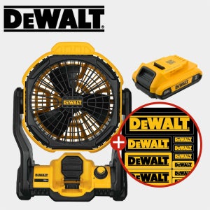 디월트 20V 전동 충전 무선 선풍기 공업용 DCE512 N 2A배터리세트 충전기 미포함