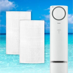 [호환] LG 엘지 에어컨 필터 세트 휘센 손연재 스페셜 G2 초미세필터 2EA 포유