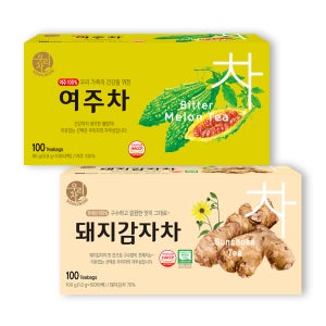 송원 우리차 여주차 100T+돼지감자차 100T 무카페인