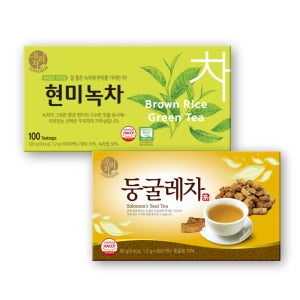 송원 우리차 현미녹차 100T+둥굴레차 80T