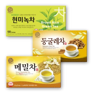 송원 우리차 현미녹차 100T+둥굴레차 80T+메밀차 80T