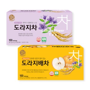 송원 우리차 도라지차 100T+도라지배차 100T 무카페인