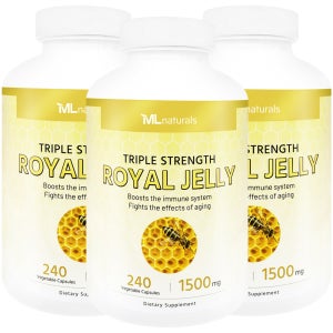마이라이프내추럴스 로얄젤리 로열제리 1500mg 알약 240캡슐, 3개