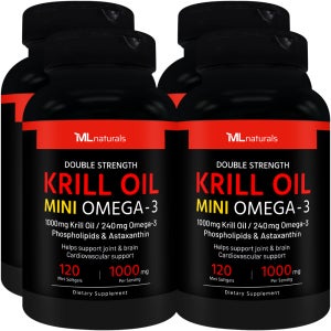 4병 마이라이프 내추럴스 미니 크릴오일 오메가3 1000mg 120소프트젤