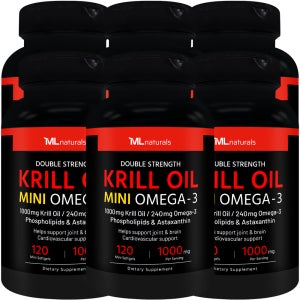 6병 마이라이프 내추럴스 미니 크릴오일 오메가3 1000mg 120소프트젤