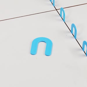 공구하자 타일공구 돌쿠사비 U자형 유형 심패드 하늘 1.5T 100개입