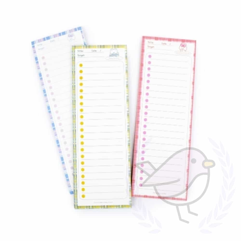 콜로서스 체크<b>리스트</b> 메모지 접착메모지