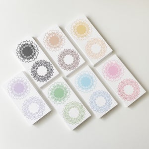 위오린 환상 레이스 도일리 다꾸 떡메모지