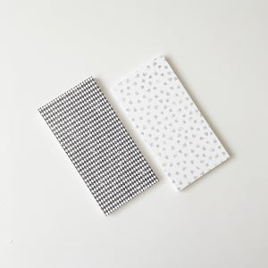 위오린 하트 체크 다꾸 떡메모지 배경지