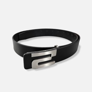 륜 시그니처 이태리 베지터블 소가죽 통가죽 남자 골프벨트 BSS 32mm