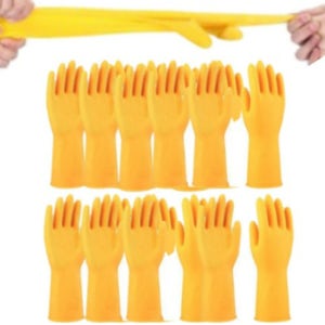 미나리 고무장갑 산업용 해루질 고무장갑 SMＬ10호 10개