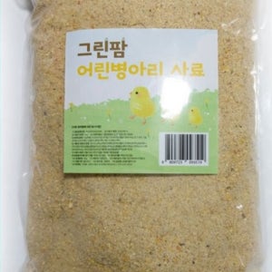 어린 병아리 사료 미니 닭 집 밥 키우기 중병아리 새 모이 가루 2kg