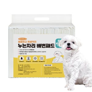 누는자리 강아지 위생적인 배변패드 애견패드 중형76x60, 50매입, 1개