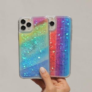 프로 7 샤이닝 SE2 13 미니 14 12 8 맥스 SE3 글리터젤리 아이폰 케이스
