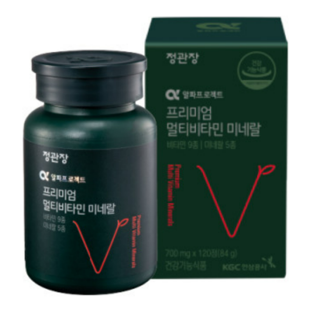 알파프로젝트 프리미엄 멀티비타민미네랄 700mg 120정