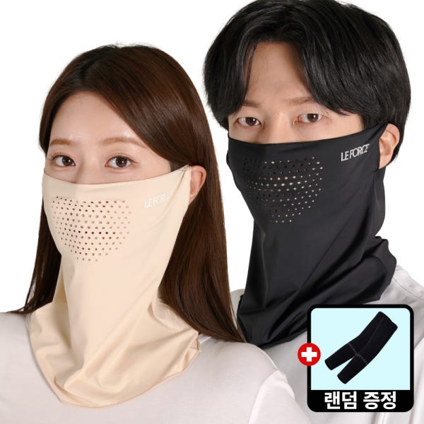 르포스 자외선차단 마스크 얼굴 햇빛가리개 냉감 골프 마스크