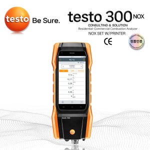 TESTO 테스토 스마트 연소가스분석기 NOX 프린터세트 testo 300NOX