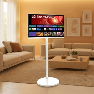 LG 스마트TV 모니터 이동식 엘텐바이미 스탠바이미 80cm(32인치) FHD + 스탠드