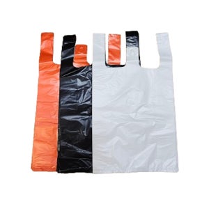 비닐패밀리 손잡이 3호 10L 100매 마트 편의점 검정 쓰레기 봉투