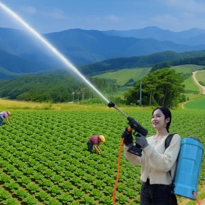케이올 팜케어건 충전식 농약살포기 무선 농약분무기 압축 자동 고압세차기