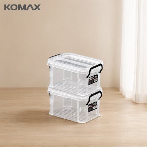 코멕스 네오박스 30(3L) 투명 리빙박스 옷 수납 정리함 펜트리 수납함