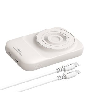 쑤누야 갤럭시s24보조배터리 맥세이프 5000mAh 무선충전 C타입 케이블포함