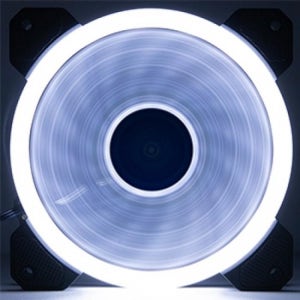 CoolerTec SLR-12025VHD-WHITE-ICE RING LED FAN 고풍량 LED쿨러