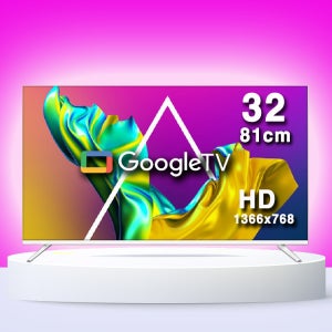 [제주서비스] 스마트32HD 81cm 구글TV 화이트색상 제주도중소기업TV 당일설치해드림
