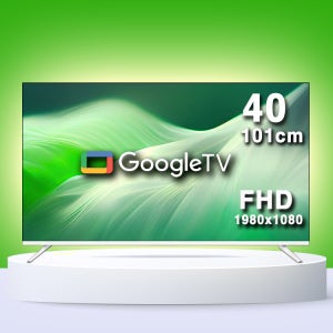 스마트 40FHD 101cm 구글TV 화이트색상 중소기업TV 제주 서귀포 당일설치해드림