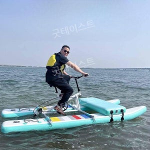 수상 자전거 보트 페달 레저 유원지 바이크 페달보트 관광지 워터바이크 페달카약