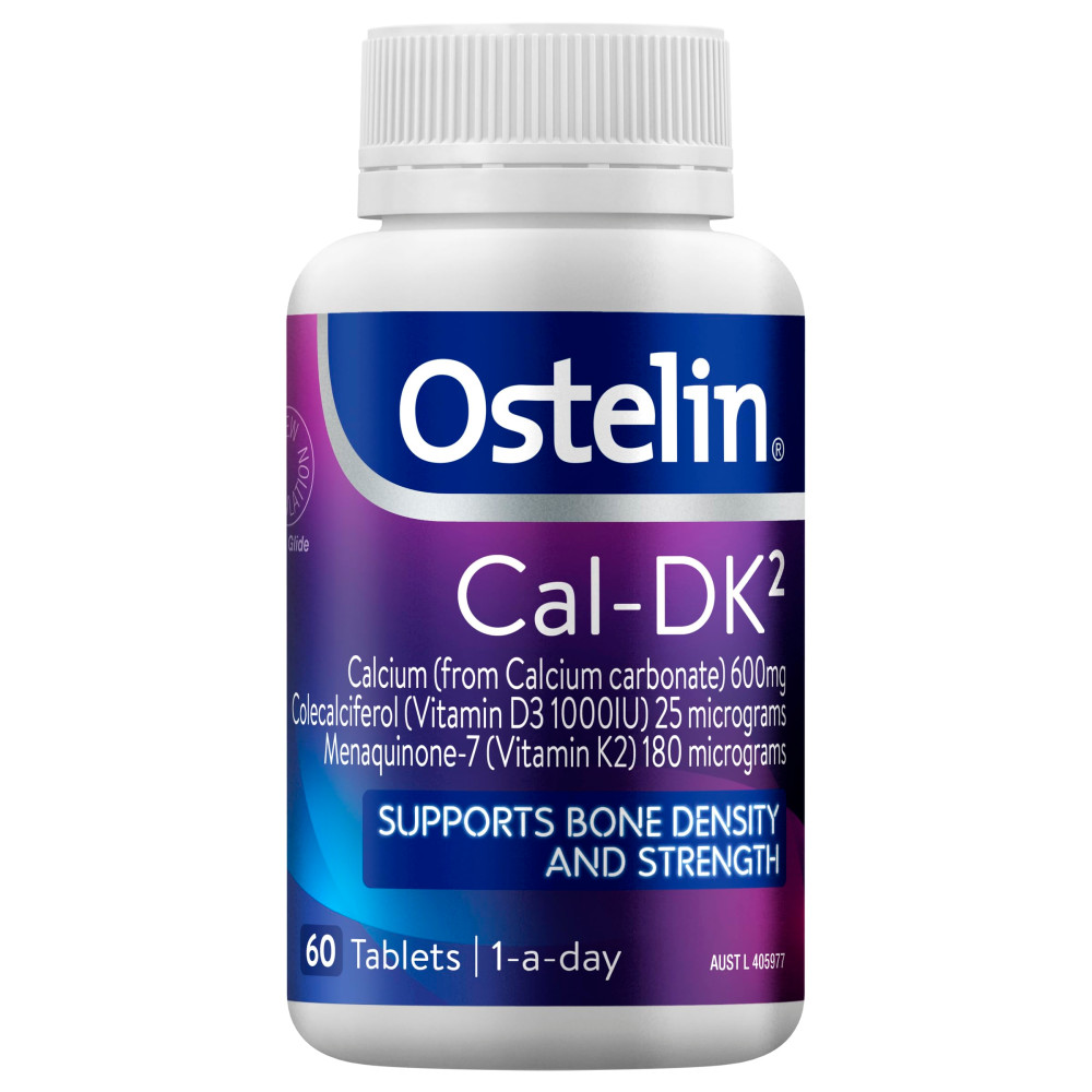 Ostelin <b>오스텔린</b> Cal DK2 60정 <b>뼈</b> 칼슘 비타민 건강 칼DK2 성인남여