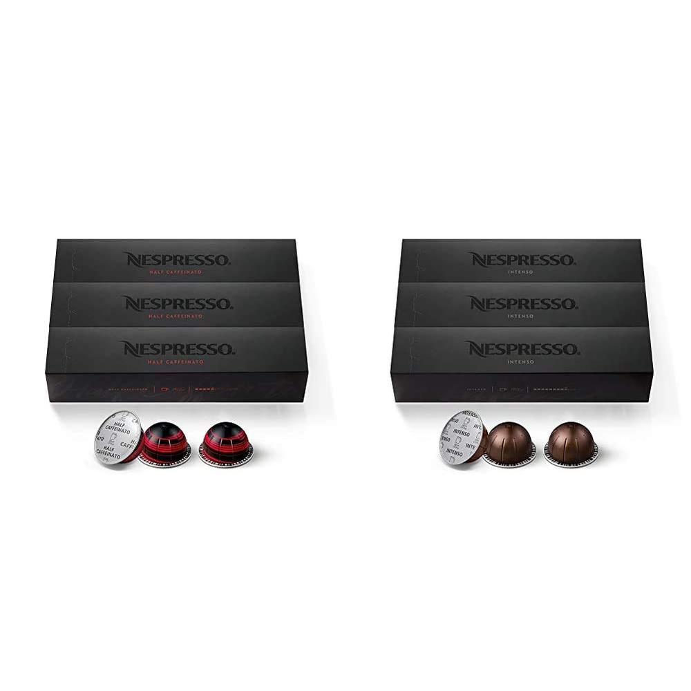 네스프레소커피캡슐 버츄오 하프카페인 마일드 30개 인텐소 다크 30개