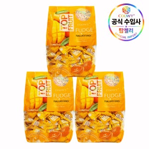 coowy 쿠위 탑젤리 대용량 망고젤리 1500g x 3개