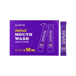 코랄리에 무알콜 휴대용 여행용 스틱가글 입냄새제거 120ml, 5개